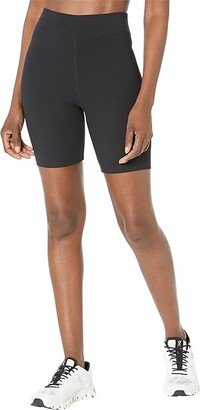 Pima Rib Bike Shorts (Black) Women's Pajama