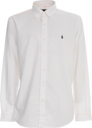 Buttoned Long-Sleeved Shirt-CR