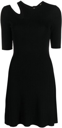 Riviana cut-out A-line knitted dress