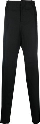 Straight-Leg Twill Trousers-AA