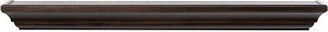 Mantels Direct Colton 72 Floating Wood Fireplace Mantel Shelf in Chocolate