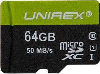 Unirex Corporation Unirex 64GB microSDHC Card