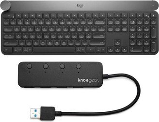 Craft Wireless Keyboard With Creative Input Dial And 4 Port Usb 3.0 Hub