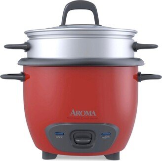 Arc-743-1NGR 6-Cup Rice Cooker, Red