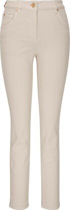 High-Waisted Skinny Trousers-AE