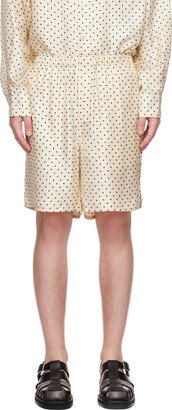 Off-White Polka Dot Shorts