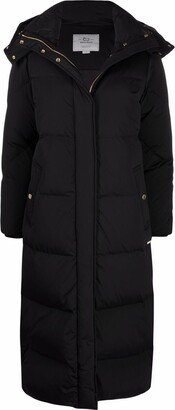 Aurora long puffer coat