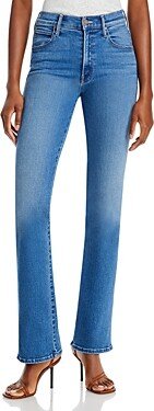 The Desperado Heel High Rise Bootcut Jeans in Work Hard Play Hard