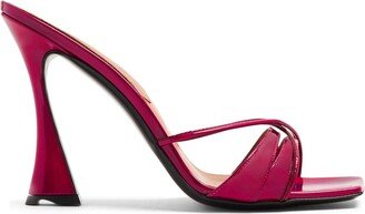 D'ACCORI Lust 100mm crossover-strap mules