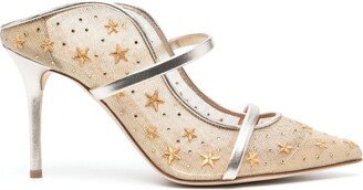 Maureen 85mm embellished mules