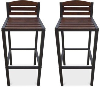 Parlen Outdoor Bar Stool (Set Of 2)