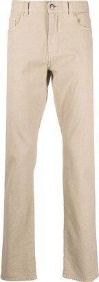 Mid-Rise Straight-Leg Trousers-DC