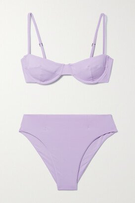 Net Sustain Underwired Bikini - Purple