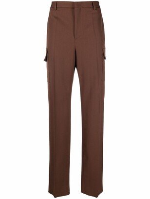 Straight-Leg Wool Trousers-BH