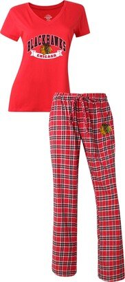 Concepts Sport Women's Chicago Blackhawks Medalist Sleep Set