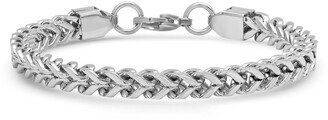 HMY JEWELRY Men's Stainless Steel Foxtail Chain Bracelet