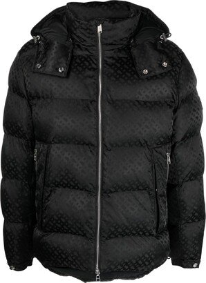 Monogram-Jacquard Quilted Puffer Jacket