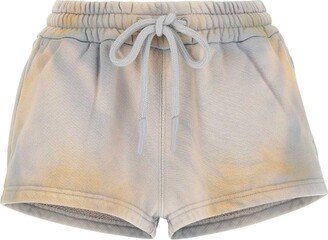 Drawstring High Waist Shorts-AA