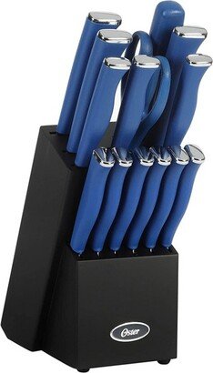 Langmore 15 Piece Stainless Steel Blade Cutlery Set in Dark Blue