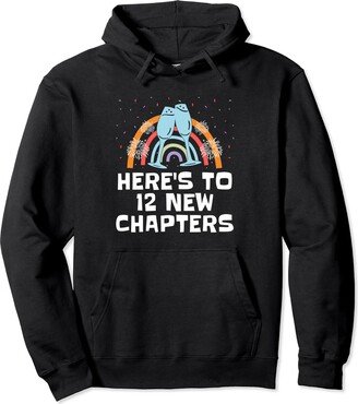 New Years Eve Positivity Sayings Heres to New Chapters Happy New Year Positive Quotes NYE Pullover Hoodie