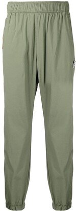 Logo-Patch Tapered Trousers-AN