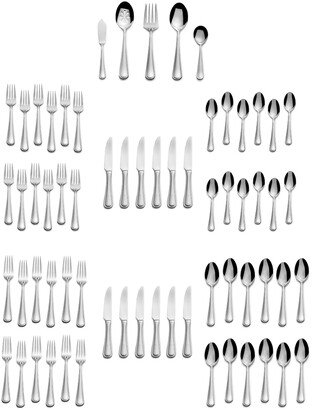 Virtuoso Frost 65 Piece Flatware Set, Service for 12