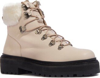 Genuine Shearling Combat Boot