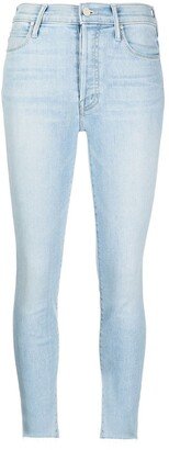 Slim-Cut Cropped Jeans