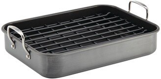 Hard-Anodized Non-Stick 12 x 16 Roaster & Dual-Height Rack