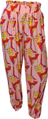 Julia Clancey Grande Pink Martini Time Joggers