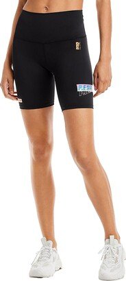 Womens Logo Fitness Bike Short