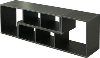 Double L-Shaped TV Stand，Display Shelf