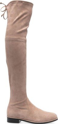 Almond-Toe Over-The-Knee Boots