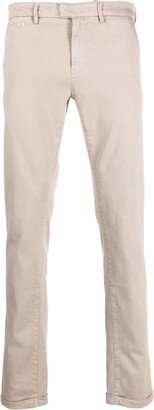 Slim-Fit Cotton Trousers-AD