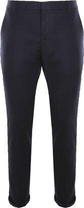 Mid-rise Slim-fit Trousers-AH