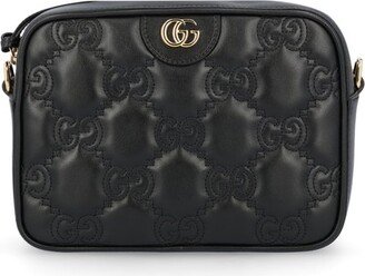 GG-Quilted Zipped Crossbody Bag