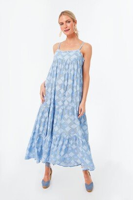 Tnuck Beach St. Lucia Sea Glass Tiered Midi Coverup