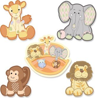 Big Dot of Happiness Noah's Ark - DIY Shaped Baby Shower or Birthday Party Cut-Outs - 24 Count