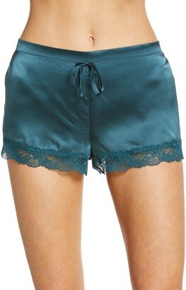 Milky Silk Pajama Shorts-AD