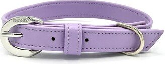 Diphda Lavender Cactus Leather Collar - Medium