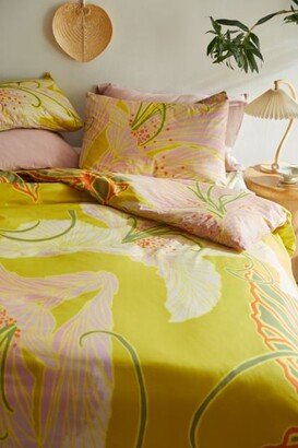 UO Home Big Lily Floral Duvet Cover