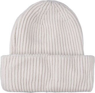 Corean Ribbed Cashmere Beanie