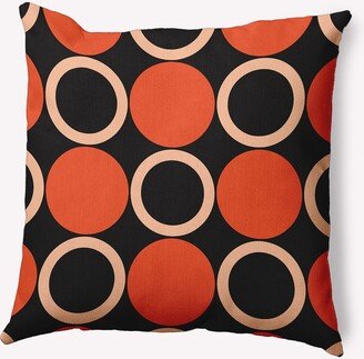 Mod Circles Indoor/Outdoor Throw Pillow