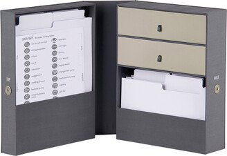 Savor Vault Keepsake Organizer Grey/Neutral