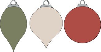 Ornaments 1, 2, Or 3 Cookie Cutter