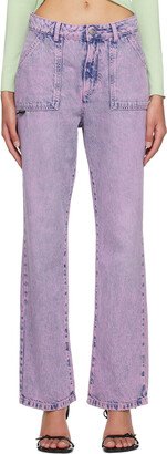 SSENSE Exclusive Purple Jeans