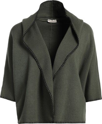 CASHMERE COMPANY Cardigan Military Green