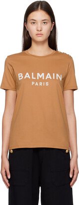 Tan Printed T-Shirt