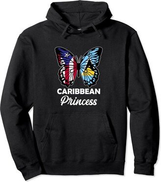 St Lucia and Puerto Rico Mix Caribbean Princess Puerto Rico St Lucia Boricua Saint Lucian Pullover Hoodie