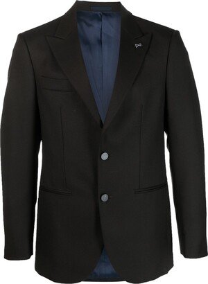 D4.0 Single-Breasted Wool Blazer-AA